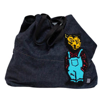 Load image into Gallery viewer, Upcycled Denim Bearington™ Weekender Bag