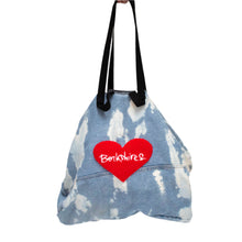 Load image into Gallery viewer, Upcycled Jean Berkshires Weekender Bag