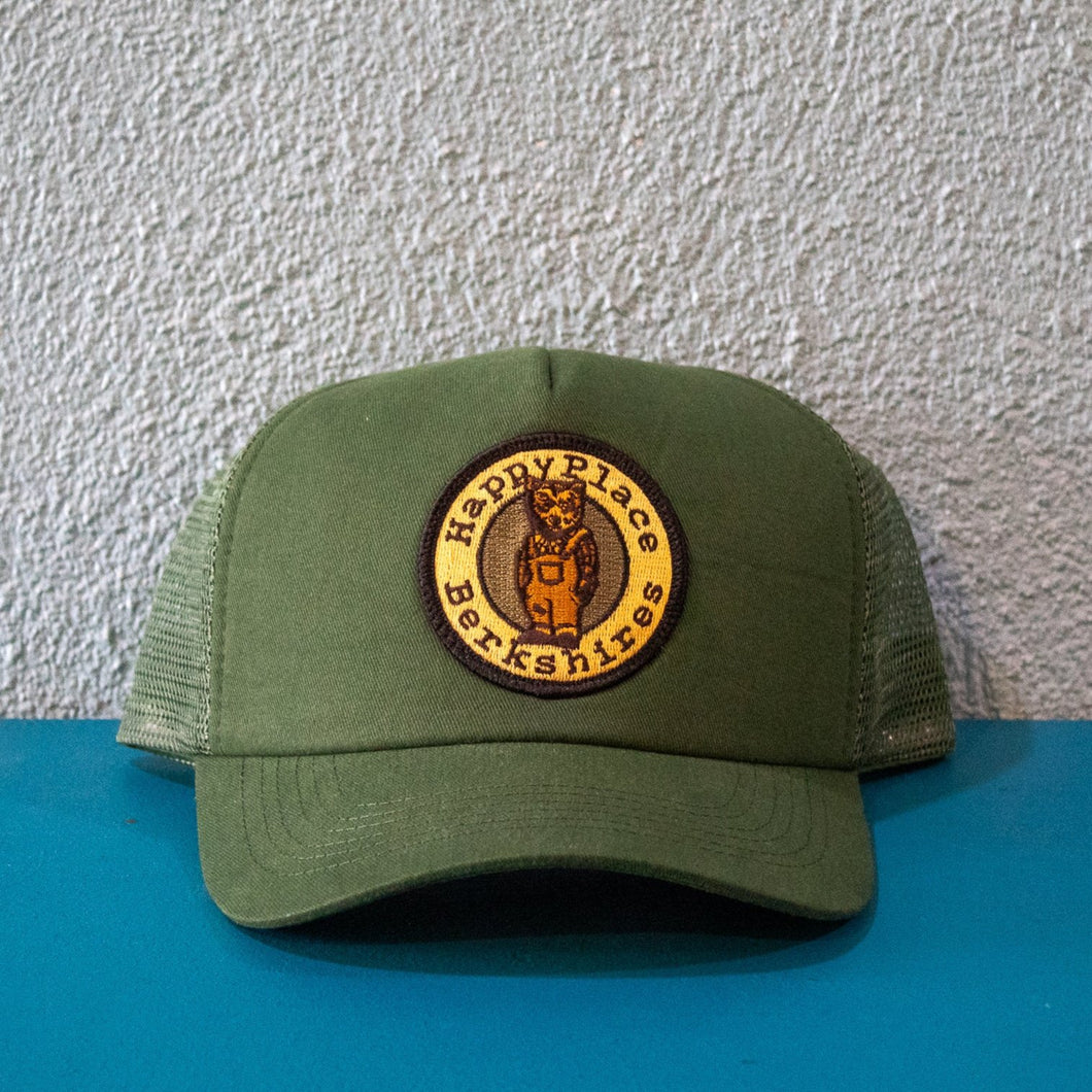 HappyPlace Berkshires Green Trucker Hat