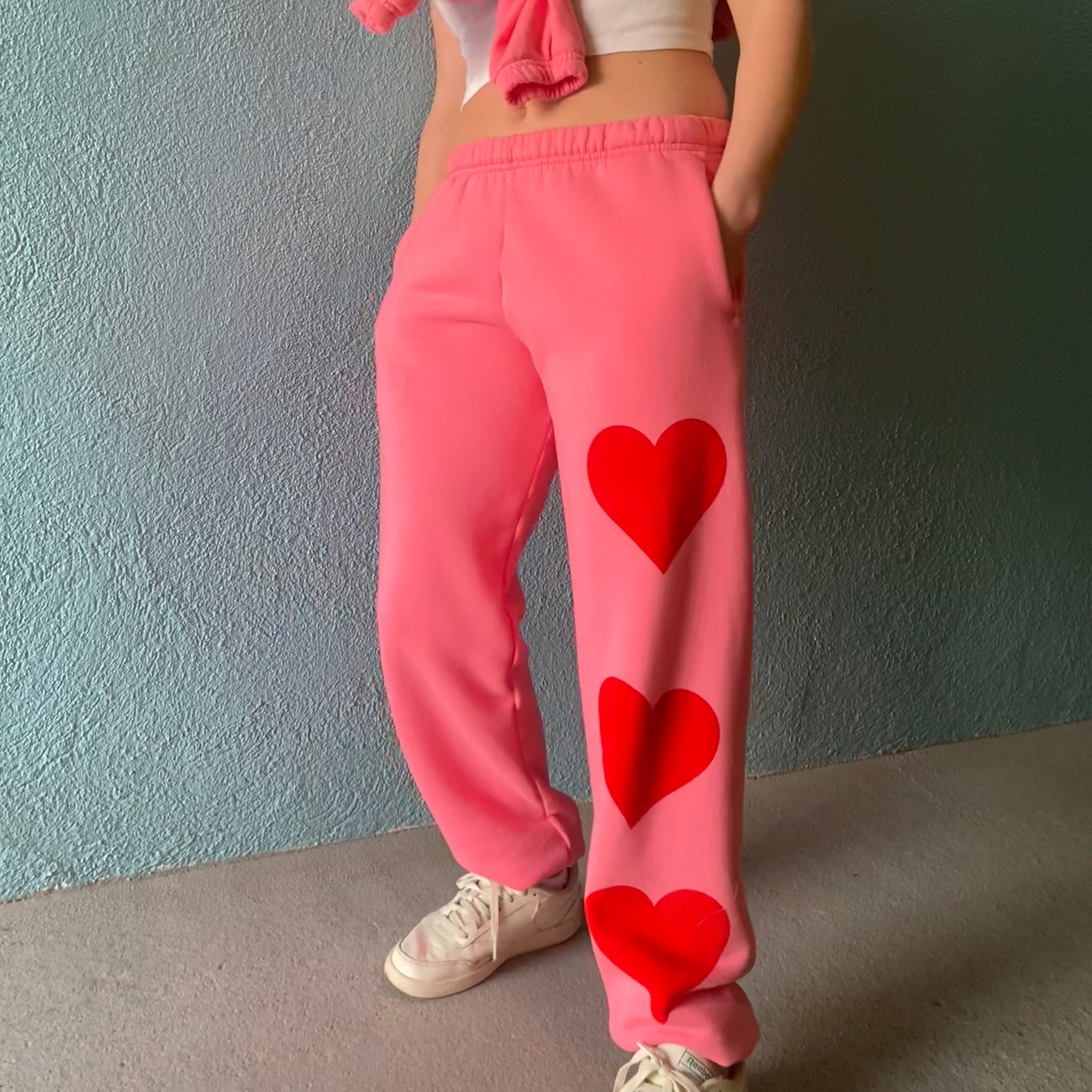 More Love Pink Sweatpants