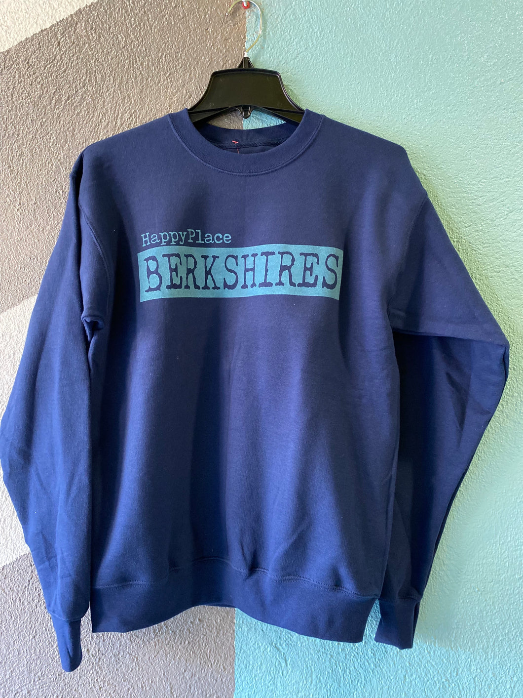 `HappyPlaceBerkshires' Banner Crew Sweatshirt