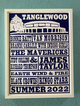 Load image into Gallery viewer, POSTER &#39;Tanglewood&#39; Popular Artists 2022
